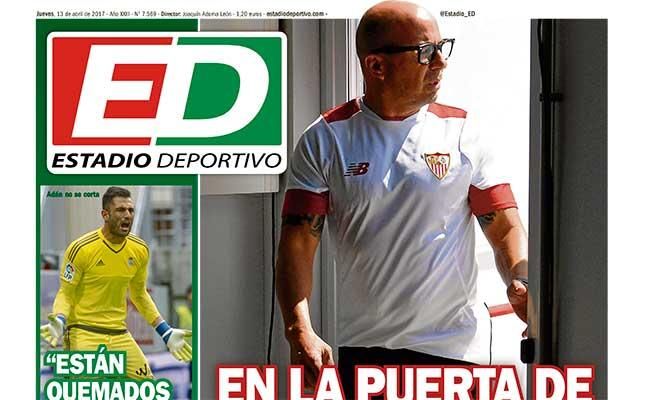 La portada de ESTADIO Deportivo de este jueves