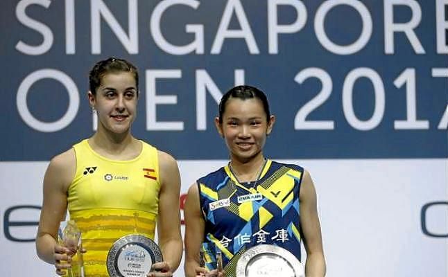 Carolina Marín cede ante la número uno