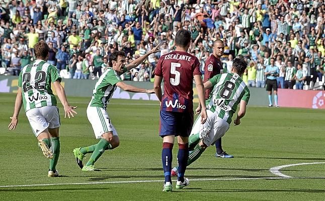 (2-0) Betis-Eibar: Joaquín y Ceballos lo resucitan