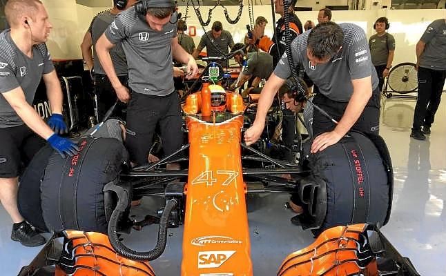 McLaren-Honda, con problemas de fiabilidad en los test de Baréin