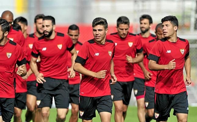 Vitolo, única ausencia del entrenamiento