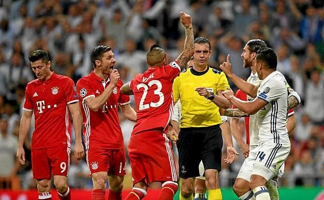 El acta arbitral no refleja ningún incidente con jugadores del Bayern