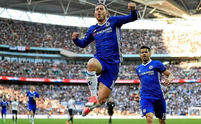 4-2. Hazard rescata al Chelsea y lo mete en la final de la FA Cup