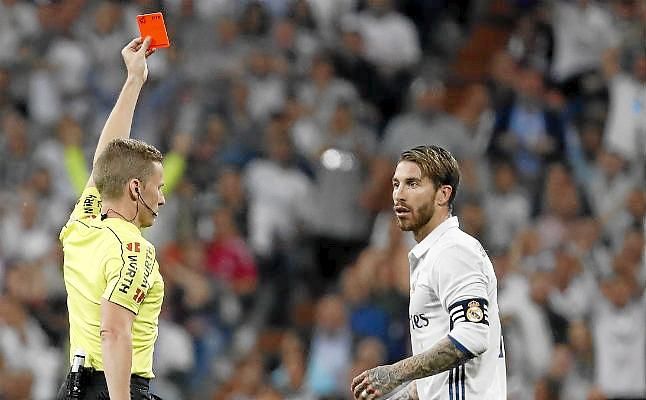 Un partido de sanción a Sergio Ramos