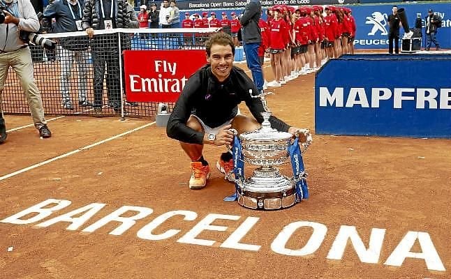 Nadal sigue quinto en la ATP tras ganar su décimo Godó