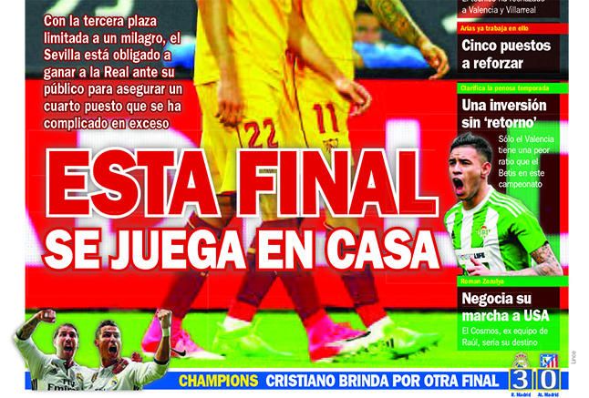 La portada del miércoles de ESTADIO Deportivo