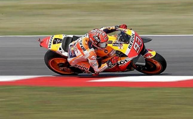 Márquez llega con ganas a Jerez, en donde Rossi es el que más ha ganado