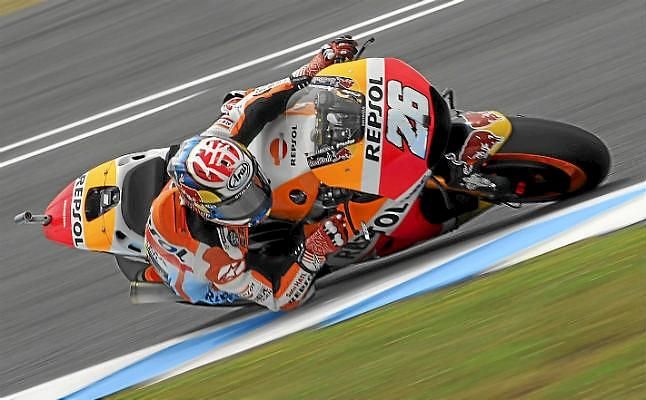 Pedrosa arrebata la pole a Márquez en la última vuelta en Jerez