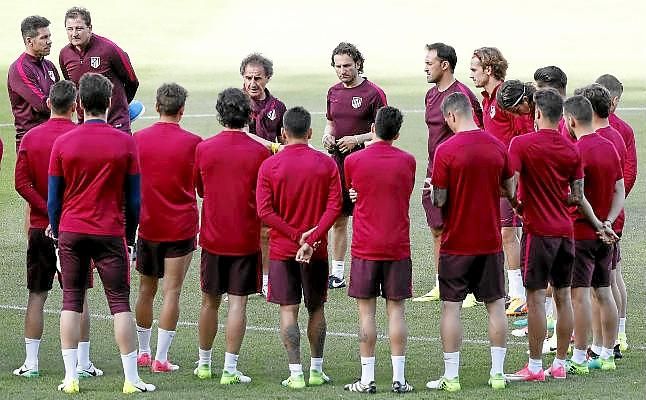 Simeone concentra a toda la plantilla