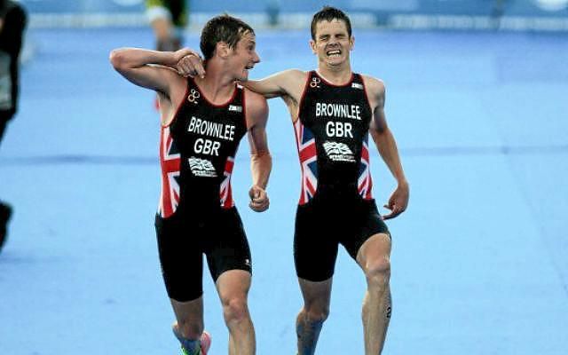 Los hermanos Brownlee, gran atracción en la Copa del Mundo de Madrid