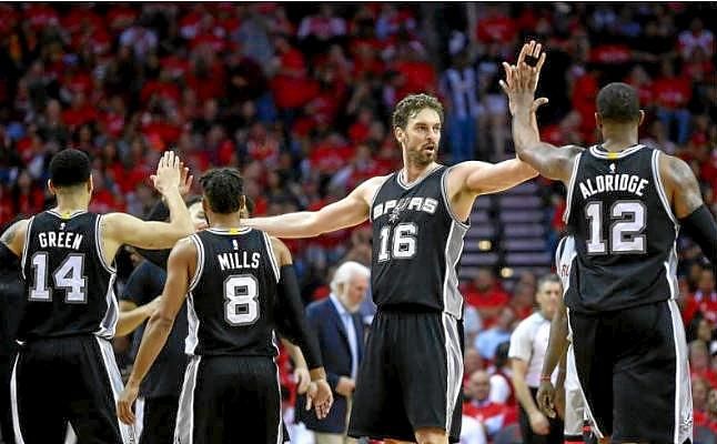 Sin Leonard, pero con Aldridge y Gasol, los Spurs eliminan a los Rockets