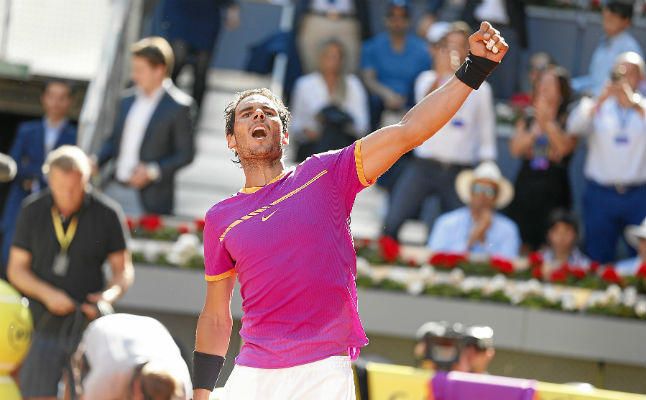 Nadal gana en Madrid por quinta vez e iguala a Djokovic con 30 Masters 1.000