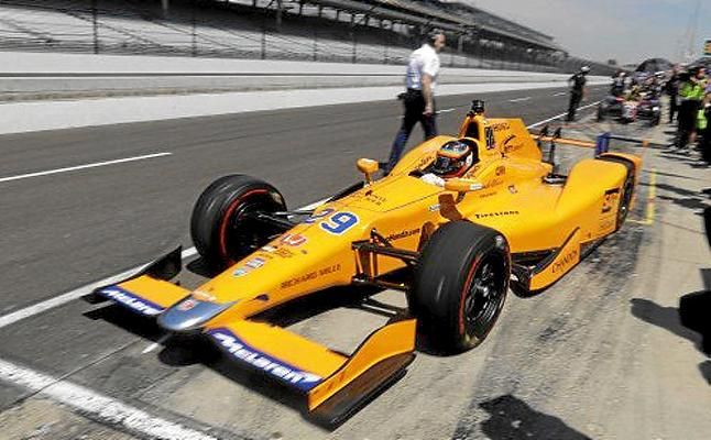 Alonso, el mejor en el primer ensayo para las 500 Millas de Indianápolis