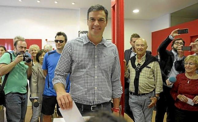 Pedro Sánchez gana las primarias del PSOE
