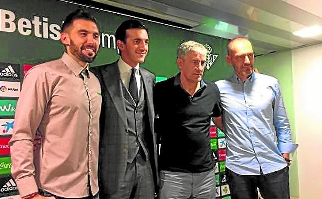 Los hombres de Quique Setién