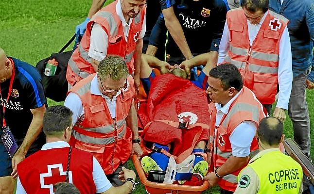 Mascherano, seis semanas de baja por una lesión en la rodilla derecha