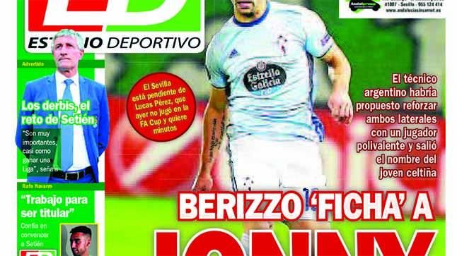 La portada del domingo de ESTADIO Deportivo