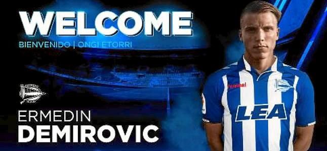 El Alavés ficha al joven delantero bosnio Ermedin Demirovic