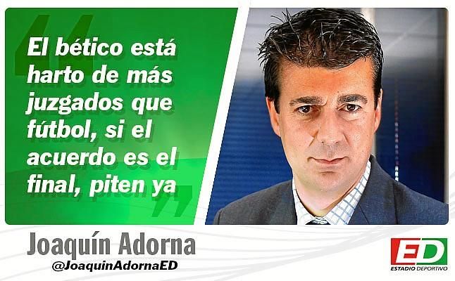 Si el acuerdo es el final, piten ya