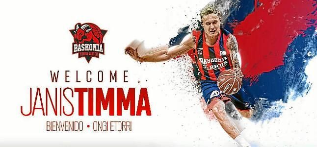 El Baskonia se refuerza con el alero letón Janis Timma