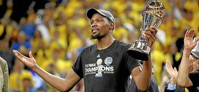 Kevin Durant, nombrado MVP de las Finales de la NBA