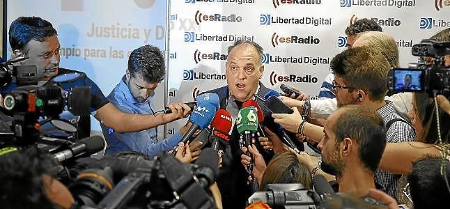 Tebas cree en "la inocencia" de Cristiano Ronaldo