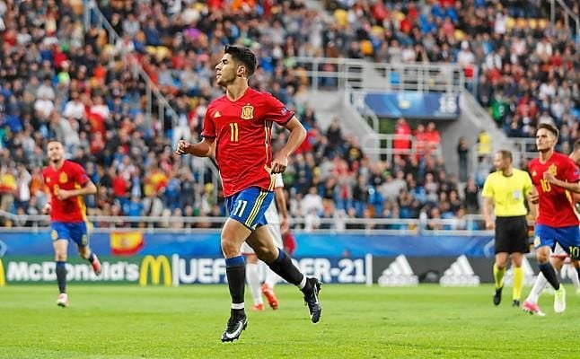 Euro sub 21: Asensio se exhibe y lidera a España; Guedes guía a Portugal