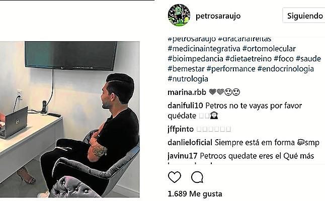 Ceballos le pide a Petros que no se vaya