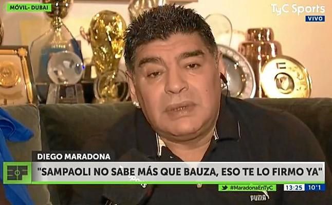 Maradona: "Sampaoli me prometió un homenaje en Sevilla y me falseó"