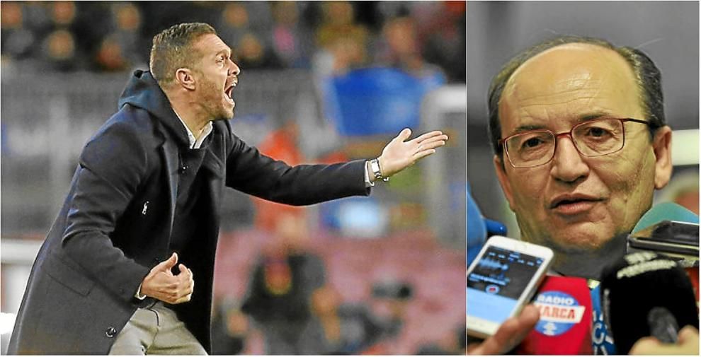 Castro y el técnico del filial: "Es exjugador y sevillista desde pequeño"