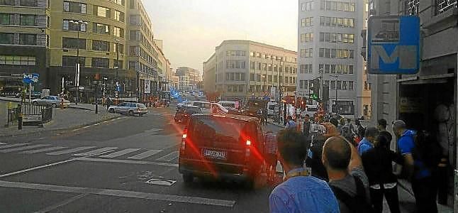 Una persona "neutralizada" por la Policía tras provocar una explosión en la estación de Bruselas