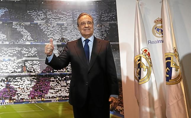 Florentino dice que le hubiera gustado "tener a Messi" y que cuenta con James