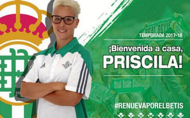 Priscila Borja ficha por el Betis procedente del Atlético de Madrid