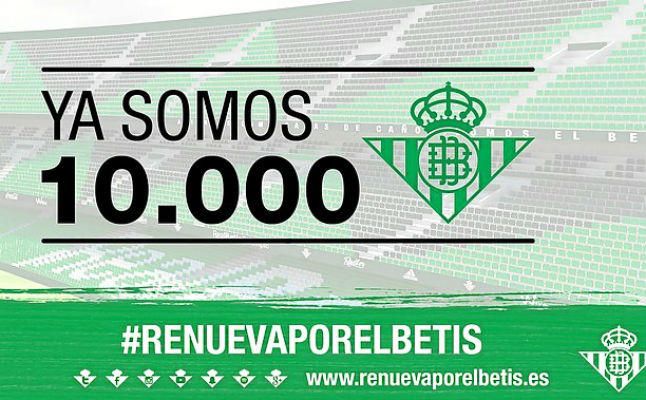 El Betis alcanza ya los 10.000 abonados