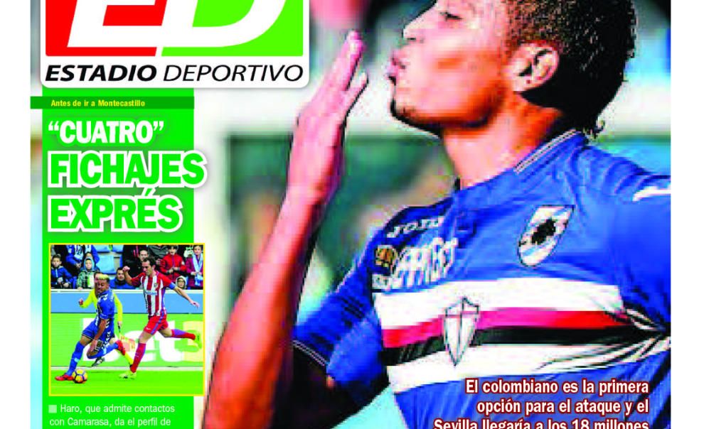 La portada de ESTADIO Deportivo de este martes