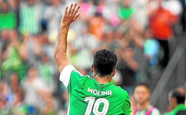 Molina y "la pasada" de volver a pisar el Villamarín