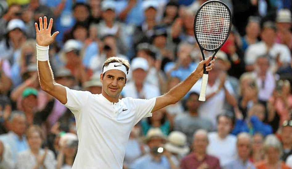 Federer se queda solo en las semifinales de Wimbledon