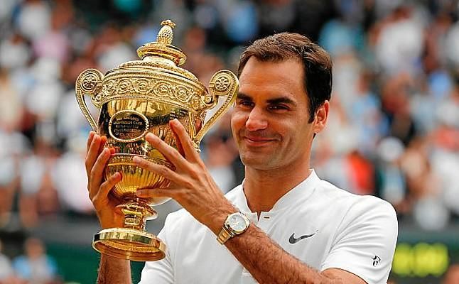 Federer vence a un Cilic lesionado y gana Wimbledon por octava vez