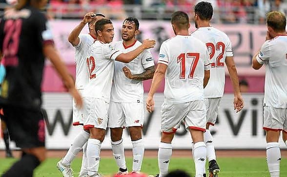 Cerezo Osaka 1-3 Sevilla FC: Ben Yedder y Muriel ponen los goles; Ganso, la magia