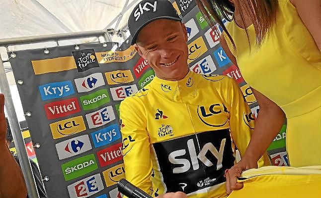 Froome: "Sería increíble que Landa acabara en el podio"