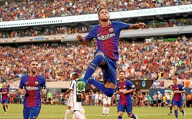 Neymar lidera el estreno del Barça con un doblete ante la Juventus