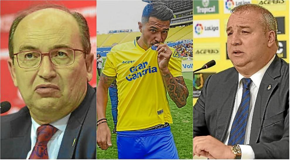 Las Palmas amenaza con denunciar al Sevilla por Vitolo