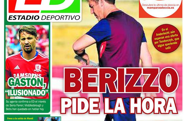 La portada del lunes de ESTADIO Deportivo