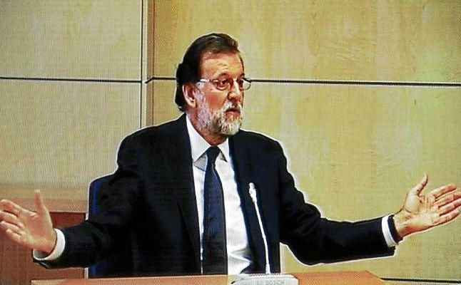 Rajoy, en el juicio sobre Gürtel: "Jamás conocí ninguna financiación ilegal"