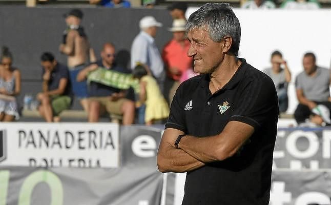 Setién: "El balance es muy satisfactorio"