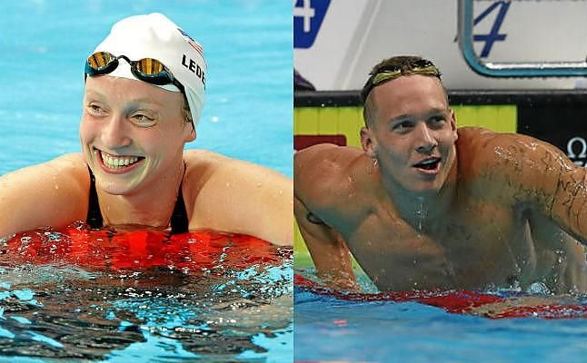 Dressel y Ledecky lideran la natación