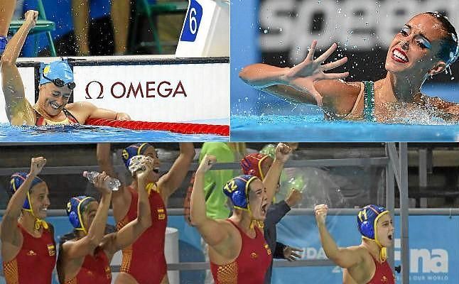 Belmonte, Carbonell y las chicas del waterpolo tiran del carro