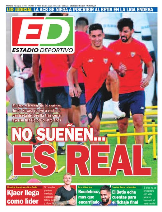 La portada de ESTADIO Deportivo del miércoles