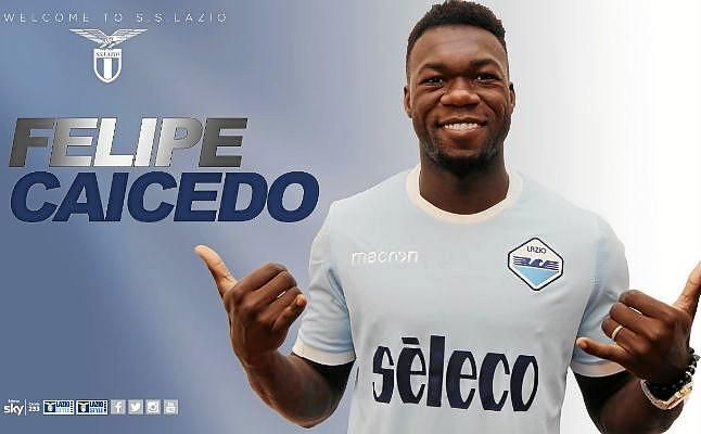 Caicedo ya es jugador de la Lazio