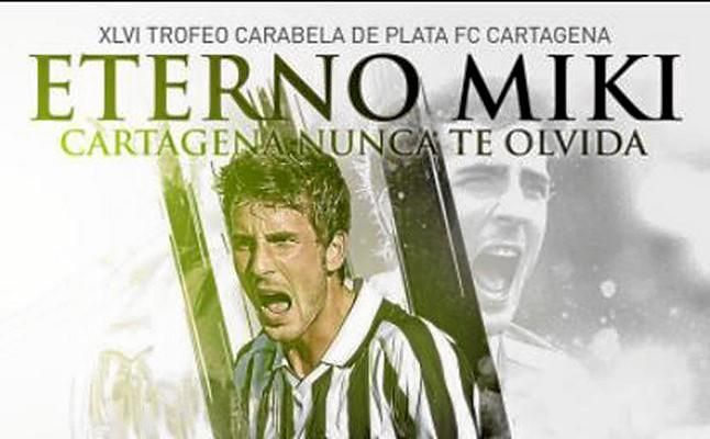 El Cartagena homenajea a Miki Roqué